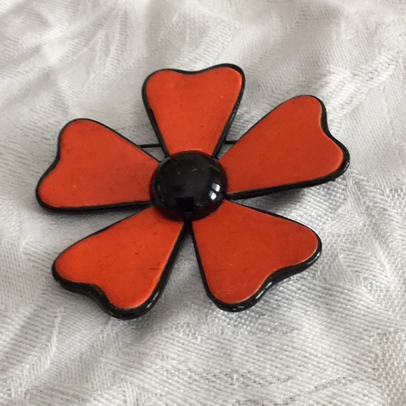 🌴Fun Vintage Flower Brooch Wardrobe Must Have 🌴 - Picture 1 of 6